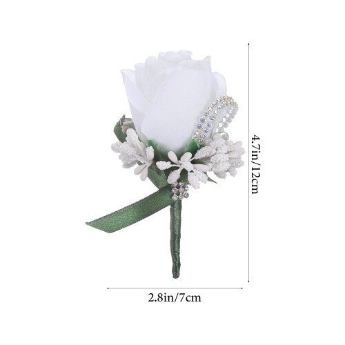 Assorted Color Bruiloft Decoratieve Boutonnière 6 Stuks 1