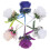 Assorted Color Bruiloft Decoratieve Boutonnière 6 Stuks 8