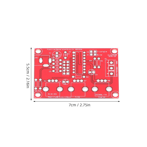 Function Fob Batterij Diy Kit Driehoeksgolf 1