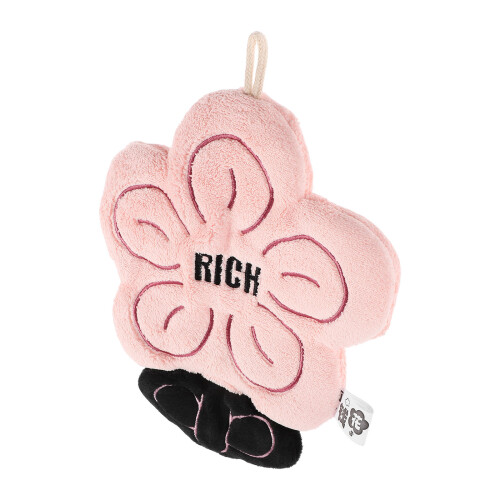 Dekoratives Hängtuch Aus Chenille Rosa 1