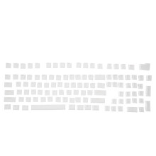 Keyboard Mecanichal Mechanical Keypad Caps Translucent White Pbt