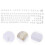 Keyboard Mecanichal Mechanical Keypad Caps Translucent White Pbt 3