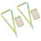 2 Sets Transparenter Kartenhalter Mit Band Sichere Aufbewahrung 6