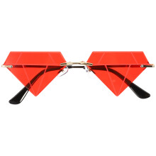 1Paar Stijlvolle, Rimless Zonnebril Festivals