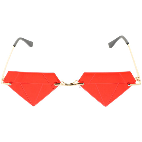 1Paar Stijlvolle, Rimless Zonnebril Festivals 2
