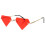 1Paar Stijlvolle, Rimless Zonnebril Festivals 8