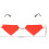 1Paar Stijlvolle, Rimless Zonnebril Festivals 2