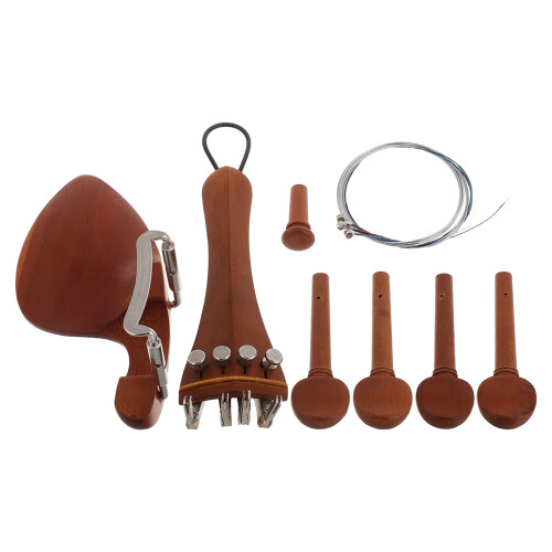 Violin Teile Mit Kinnhalter Set Kaffeeholz