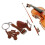 Violin Teile Mit Kinnhalter Set Kaffeeholz 7