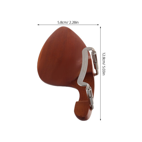 Violin Teile Mit Kinnhalter Set Kaffeeholz 2