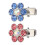 2St Pet Crystal Hairpins Met Assortiment Kleuren 1
