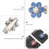 2St Pet Crystal Hairpins Met Assortiment Kleuren 9