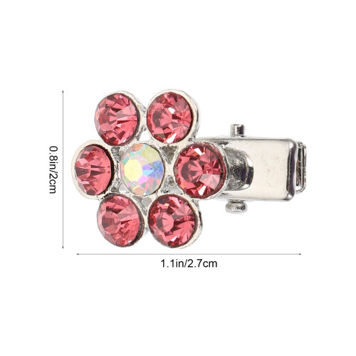 2St Pet Crystal Hairpins Met Assortiment Kleuren 1