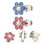 2St Pet Crystal Hairpins Met Assortiment Kleuren 3