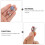2St Pet Crystal Hairpins Met Assortiment Kleuren 10