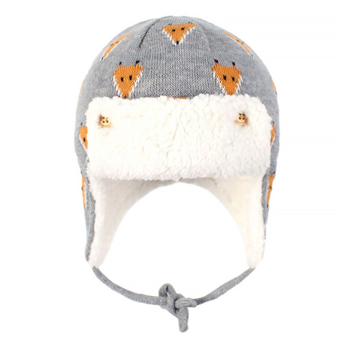 Bonnet Coton Hiver Motif Protection Oreilles 2