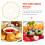 100Stk Obstspieß Cocktail Fruchtgabel 11