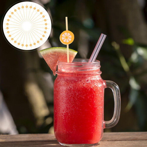 100Stk Obstspieß Cocktail Fruchtgabel 1