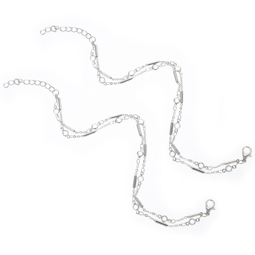 2 Verstelbare Zilveren Armbanden Legering Vrouwen 1