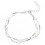 2 Verstelbare Zilveren Armbanden Legering Vrouwen 8