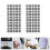 Raindrops 3D Scanner Markers Dots Sheets 10