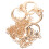 Worgeous Metall Taille Kette Einfaches Design 1