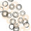 40 Bögen Scrapbooking Zubehör Durchbrochenes Material Papier 10