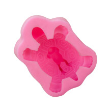 Raindrops Silikon Süßigkeitenformen Schildkrötenförmig Rosa 1 Satz