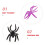 120 Stuks Kinderen Spider Ringen Feestartikelen 8