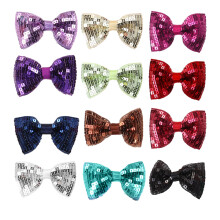 12 Pailletten Haarschmuck Zopfhalter Schleife Für