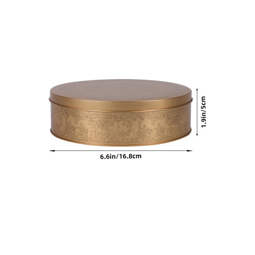 Kuchenform Weißblech Dekorative Metallbox Mit Deckel 1