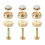 Accessoire Instrument Trompette Bouton Pression En Cuivre 10