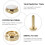 Accessoire Instrument Trompette Bouton Pression En Cuivre 11