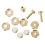 Accessoire Instrument Trompette Bouton Pression En Cuivre 4