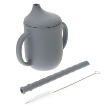 Dark Grey Sippy Cup Für Kleinkinder Täglichen Gebrauch 1