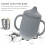 Dark Grey Sippy Cup Für Kleinkinder Täglichen Gebrauch 1 6