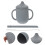Dark Grey Sippy Cup Für Kleinkinder Täglichen Gebrauch 1 4