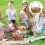 Weaving Körbe Weiden Picknick – Gewebte Aufbewahrung Einkauf 6