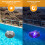 Worgeous Solar Fontäne Mit Schwimmleuchte Für Außenbereich 11