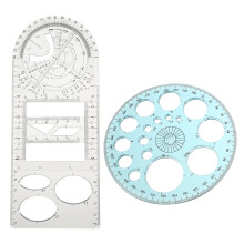 Zhaoyiq Meetkundige Figuur Liniaal - Multifunctionele Architectuur Tool
