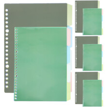 8 Sets -Lochstreifen-Trenner Farbige Schnellhefter-Trenner