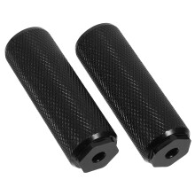 1Set Zwarte Aluminium Achterste Voetsteunen Anti-Slip Duurzaam