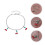3 Armband Vrouwen Enkelband Decoratief 6