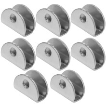 8 Glasgeländerklemme Schwimmenregal Halterung Halter