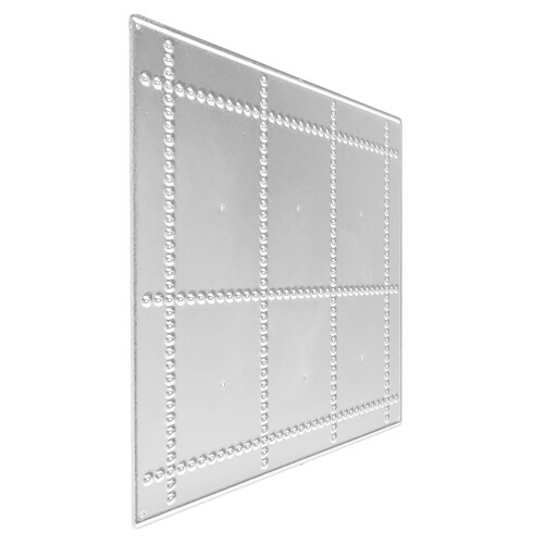 Raindrops Stanzschablone Schneidform 9,70x9,70x0,20cm Silber 1