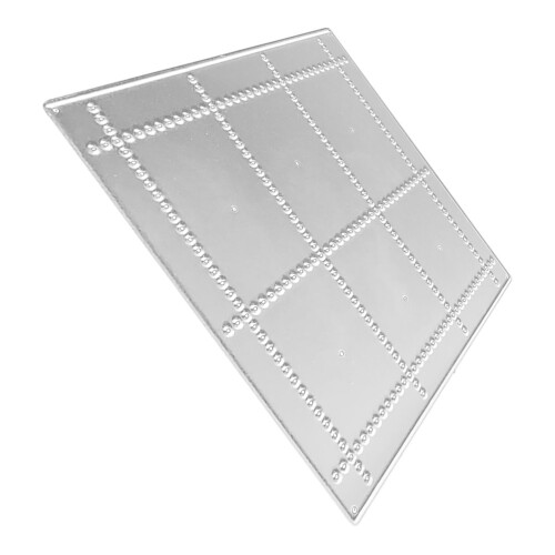 Raindrops Stanzschablone Schneidform 9,70x9,70x0,20cm Silber 2