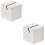 2 Business Card Dish Rack Schild Halter 6