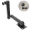 1Ensemble Support Projecteur Noir Murale Acier Inox Pratique Maison 9