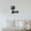 1Ensemble Support Projecteur Noir Murale Acier Inox Pratique Maison 11
