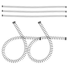 5 Push Nail Feder Ersatzteile Metall